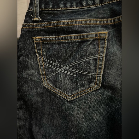 Aeropostale Women’s Hailey Flare Distressed Dark Denim Jeans. NEW without tags. - Picture 5 of 12
